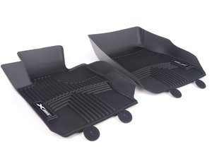 Genuine BMW All Weather Rubber Floor Mats - Black