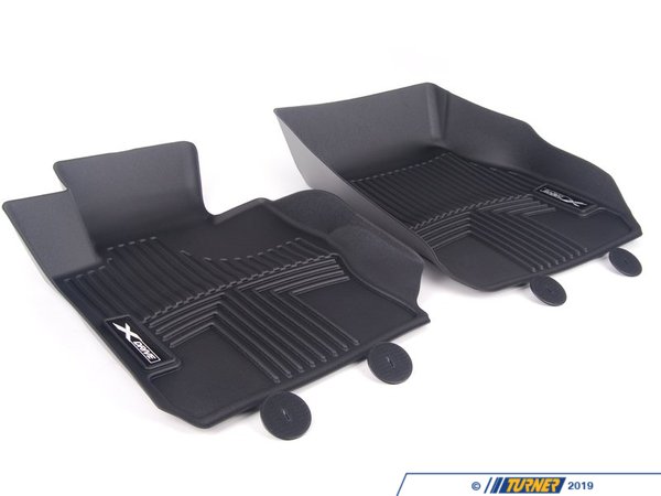 Genuine BMW Genuine BMW All Weather Rubber Floor Mats - Black 82112317872