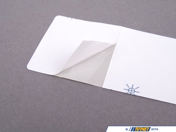 Genuine MINI Instruction Notice - Airbag Sticker 51457144195