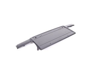 Genuine BMW License Plate Base - Center Impact Strip (Black) - E39