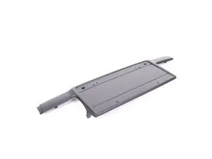 Genuine BMW License Plate Base - Center Impact Strip (Black) - E39
