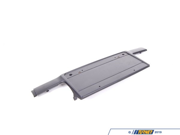 Genuine BMW Genuine BMW License Plate Base - Center Impact Strip (Black) - E39 51118174849