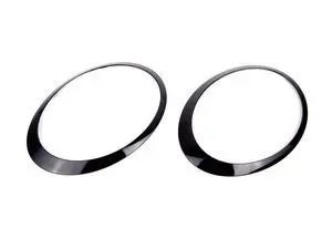 Headlight Trim Ring Jet Black - Set