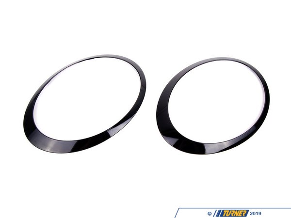 Bremmen Parts Headlight Trim Ring Jet Black - Set 51132254895KT1
