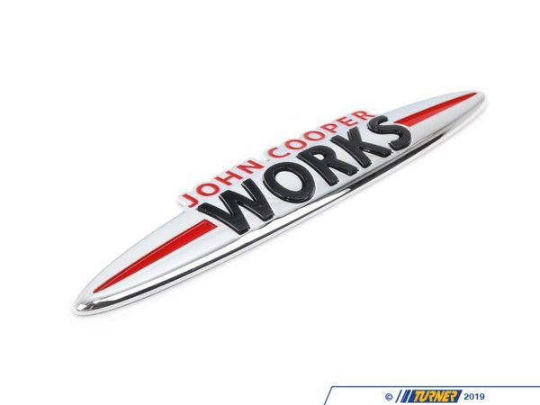 Genuine MINI Genuine MINI JCW Trunk Lid Badge 51147476376