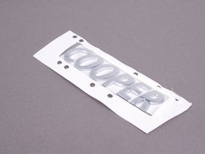 Genuine MINI Cooper Model Lettering