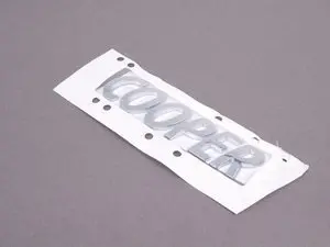 Genuine MINI Cooper Model Lettering