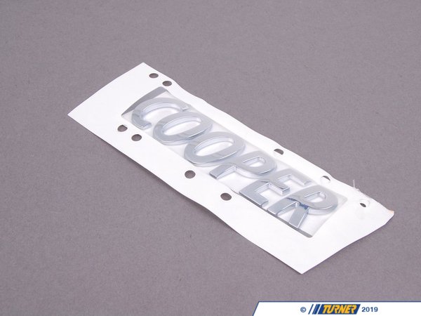 Genuine MINI Genuine MINI Cooper Model Lettering 51142755617