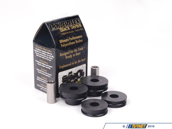 Powerflex Black Series Race Polyurethane Rear Upper Shock Mount Set - E8X, E9X PFR5-416Bx2