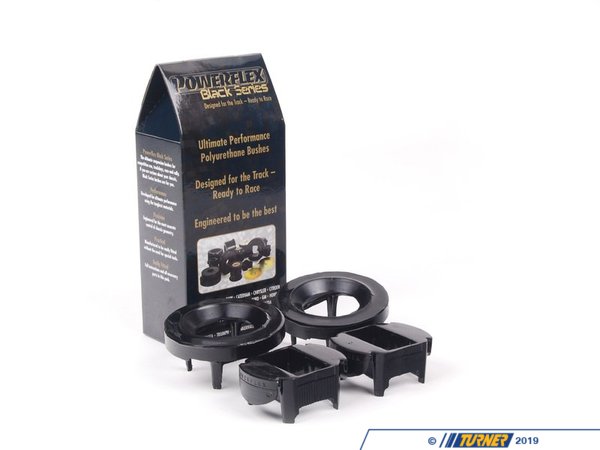 Powerflex Black Series Race Polyurethane Subframe Insert Set - E8X, E9X PFR5-421BX2
