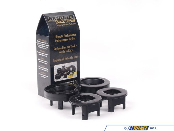 Powerflex Black Series Race Polyurethane Subframe Inserts, Rear Position Set - E82, E88, E91 PFR5-423Bx2