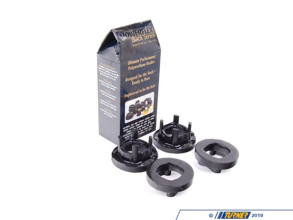 Powerflex Black Series Race Polyurethane Subframe Inserts, Front Position Set - E8X, E9X PFR5-419BX2