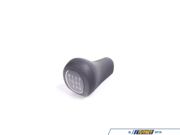 Genuine BMW Genuine BMW Textured Shift Knob - 6 Speed - Black 25117531232
