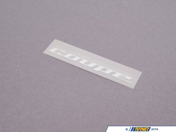 Genuine BMW Genuine BMW Coupe Lettering - Z3 51472693111