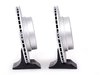 Genuine BMW Dimpled & Slotted Brake Rotors - Rear - E82 135i 34216795754 View 5