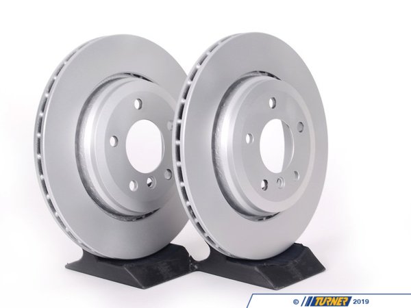 Meyle BMW E46 Rear Brake Rotors - Pair (320x22) 34216855157KT2