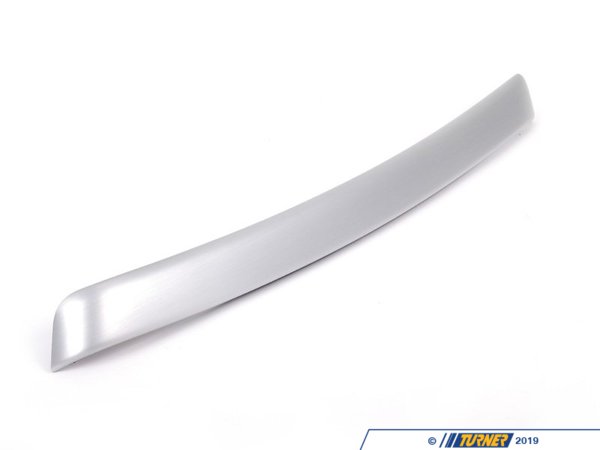 Genuine BMW Genuine BMW Fine Brushed Aluminum Rear Compartment Trim - Right - E92 E93 51436958242