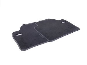 Genuine BMW Base Line Rear Carpeted Floor Mat Set - F31, F36, F30, F80