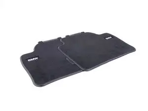 Genuine BMW Base Line Rear Carpeted Floor Mat Set - F31, F36, F30, F80