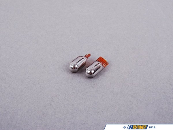 ZiZa WY5W Wedge Bulb - Chrome - Pair bulb-tx-ac-pr