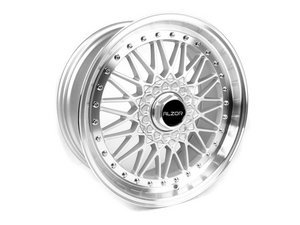 18" Style 010 Square Wheel Set - Silver - 18x8" ET28