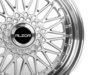 Alzor 18" Style 010 Square Wheel Set - Silver - 18x8" ET28 010-262KT View 2