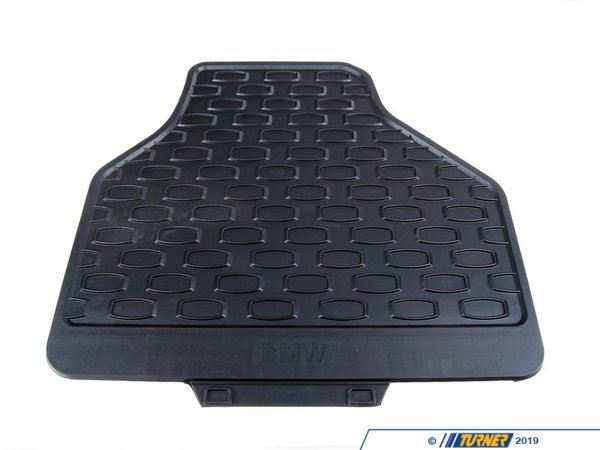 Genuine BMW Genuine BMW Kit Rubber Floor Mats Rear - 51470429234 - E65 Anthrazit 51470429234