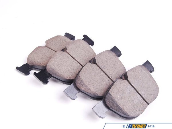 Akebono Akebono Front Euro Ceramic Brake Pad Set -- E70 E71 F15 F16 34116852253
