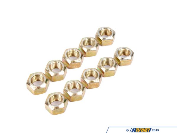Genuine BMW Hex Nut - Pack Of 10 07129922745KT