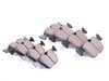 Akebono BMW E39 Akebono Front & Rear Euro Ceramic Brake Pad Kit EUR681KT5 View 1