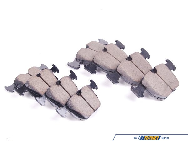 Akebono BMW E39 Akebono Front & Rear Euro Ceramic Brake Pad Kit EUR681KT5