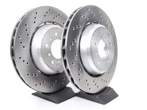 Genuine BMW Front Brake Rotor Pair - 360x30 - E9X M3, E82 1M