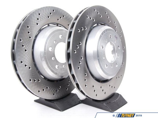 Genuine BMW Genuine BMW Front Brake Rotor Pair - 360x30 - E9X M3, E82 1M 34112283386.85kt