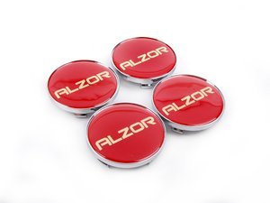 Center Cap Kit - Red - Set Of Four
