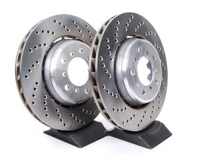 BMW E46 M3 European Semi-Floating Front Brake Rotors - Pair (325x28)