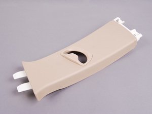Genuine BMW Top Left "B" Pillar Cover - Beige - E90 E91