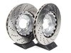 Genuine European BMW BMW E46 M3 European Semi-Floating Front Brake Rotors - Pair (325x28) 282801802 View 2