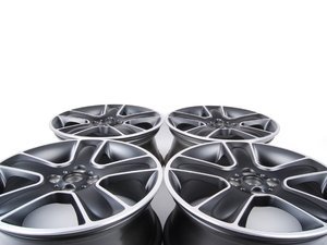 R111 Black Star Bullet Wheel 17" (4x100) Black Turned - Set Of Four