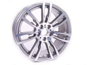 Genuine BMW Gloss-turned Light Alloy Rim - 36117845882