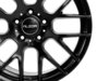 Alzor 18" Style 030 Wheels - Square Set Of Four  Matte Black - E36 E46 E9X F3X 030-5KT View 2