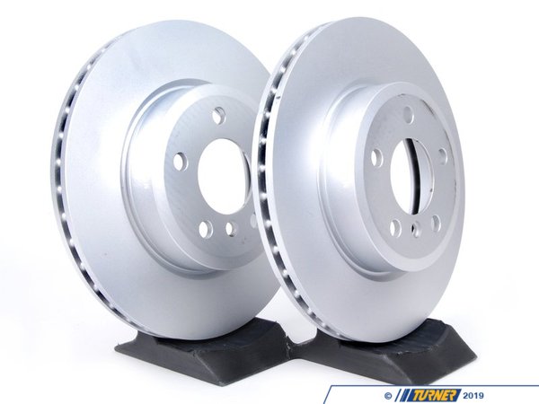 Genuine BMW Front Brake Rotors (325x25) - E83 X3 2004-2010 (Pair) 34113400151