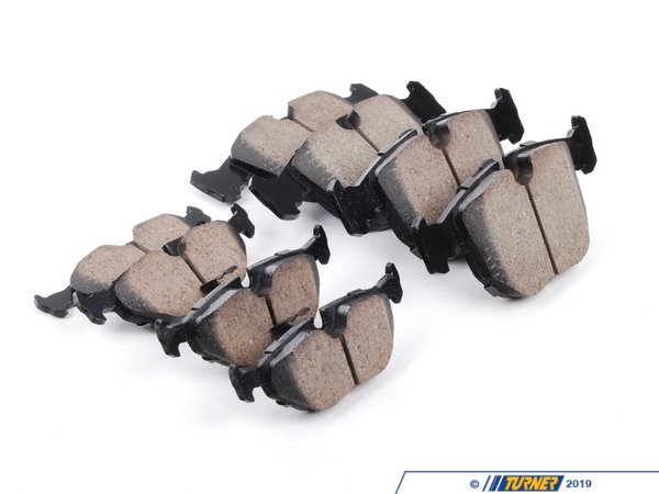 Akebono Akebono Front & Rear Euro Ceramic Brake Pad Kit -- E39 EUR681KT2