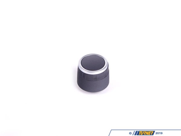 Genuine BMW Genuine BMW Radio Knob Button - Chrome Ring - E83 X3 N52 3.0L 65129185188