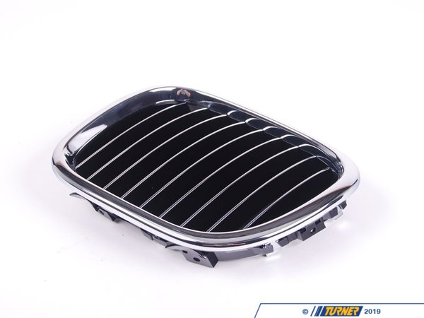 Genuine BMW Kidney Grill with Chrome Slats - Left- Z3 1997-2002 51138412949
