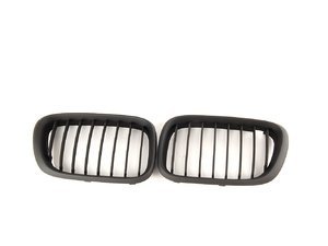 BMW E53 X5 ECS Kidney Grille Set - Matte Black 