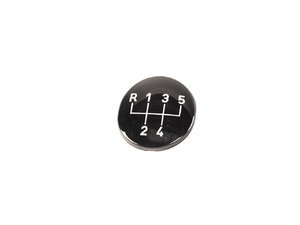 Genuine BMW Shift Knob Emblem - 5 Speed -  E30 E36 E34 - 25111221611