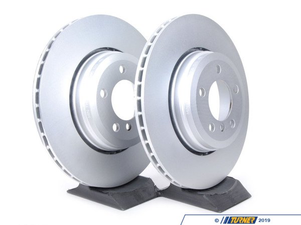 Genuine BMW Rear Brake Rotors - Pair (345x24) 34211166129
