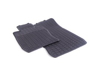 Genuine BMW All Weather Rubber Floor Mats - Black - E84