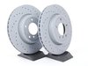Zimmermann Front Cross Drilled Brake Rotors - Pair (325x25) 34101166071ZIMDK View 1