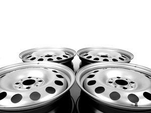Steel Wheel Silver - Set Of Four